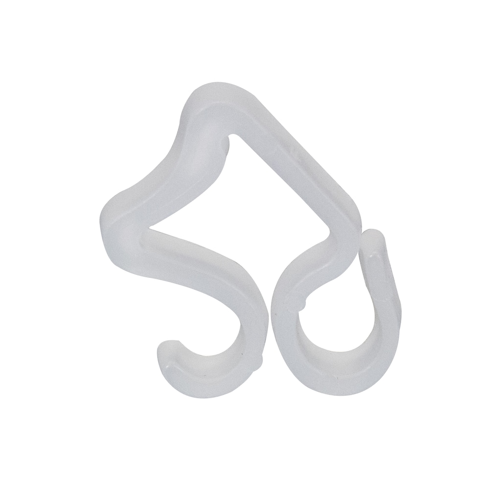 50 Count Clear Outdoor Gutter Christmas Light Clips - 10.5"