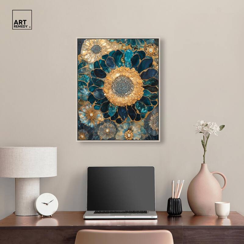 Opulent Geode II Canvas by Art Remedy