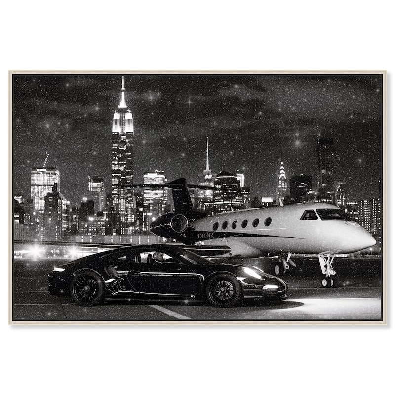 Luxury in New York Canvas by Art Remedy - Silver - 45" x 30"