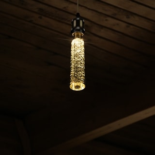 Starry Cylinder LED Light Bulb 3000K Warm White, E26/27