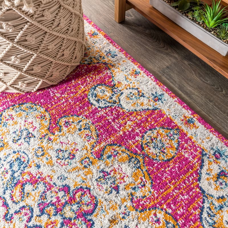 JONATHAN Y Boho FLAIR Medallion Area Rug