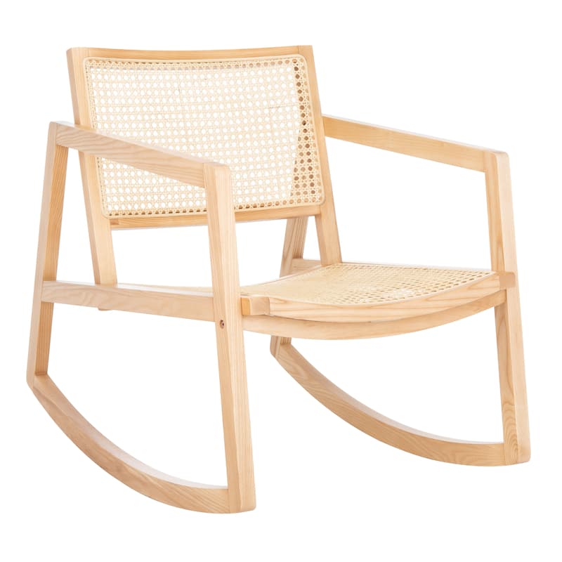 SAFAVIEH Couture Perth Rattan Rocking Chair - 22.8"x34.3"x30.5"
