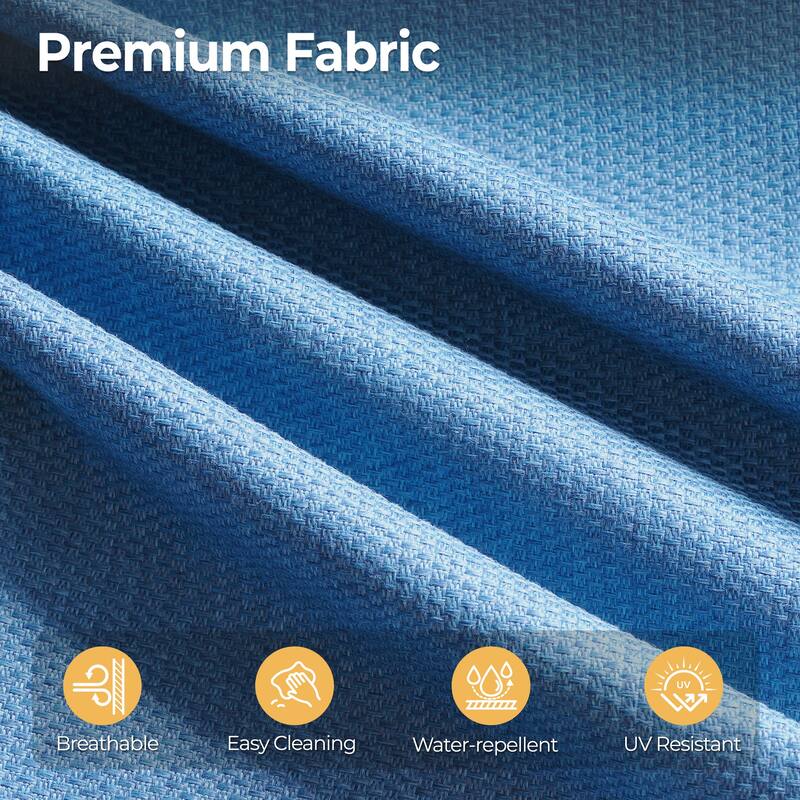 HOOOWOOO 8-piece Wicker Patio Furniture Swivel Chair Set