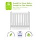 preview thumbnail 9 of 10, Middleton Mini Crib with 2.75-Inch Mattress, Greenguard Gold Certified, Textured Limestone
