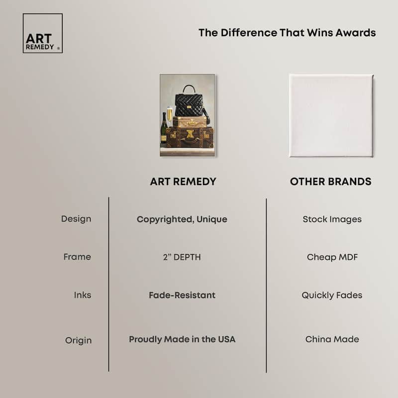 Getaway Necessities Canvas by Art Remedy