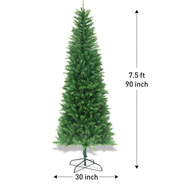 Syncfun 6.5 FT Pencil Christmas Tree, Artificial Slim Tree with 719