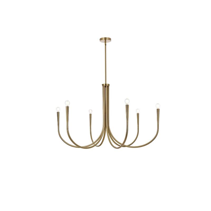 Indigo Home 42 inch chandelier - Gold