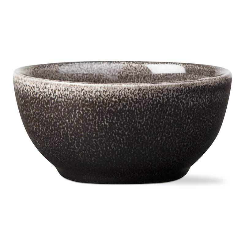 Loft Textured Reactive Glaze Stoneware Bowl Black 17 oz. Dishwasher Safe