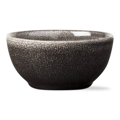 Loft Textured Reactive Glaze Stoneware Bowl Black 17 oz. Dishwasher Safe