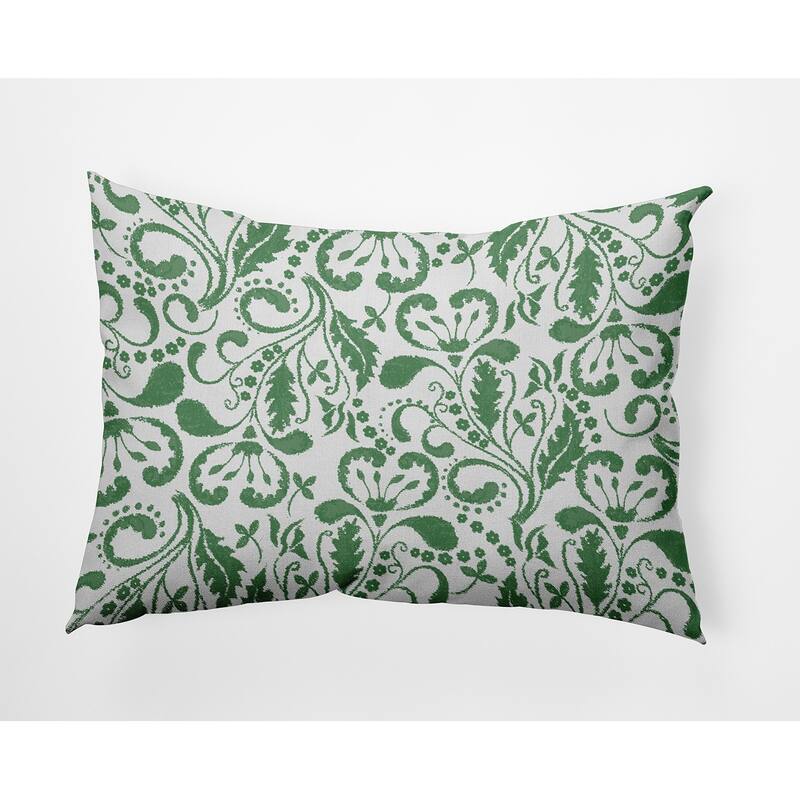Aurora Polyester Indoor Pillow - Green - 14" x 20"