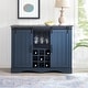 preview thumbnail 1 of 25, Rustic 47-inch Bar Cabinet with Sliding Barn Door