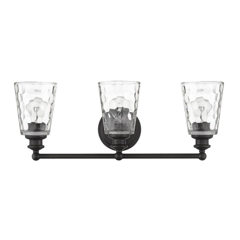 Modern Transitional Hardwired Wall Light with Reversible Mount and Clear Glass Shade LED Compatible