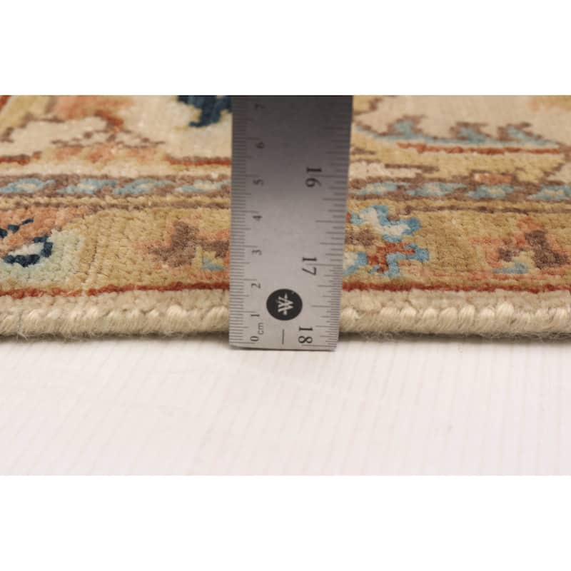ECARPETGALLERY Hand-knotted Jules Sultane Ivory Wool Rug - 7'9 x 9'8