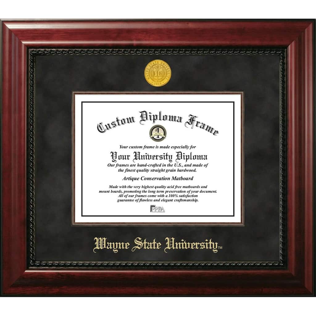 Wayne State University 10w x 8h Executive Diploma Frame