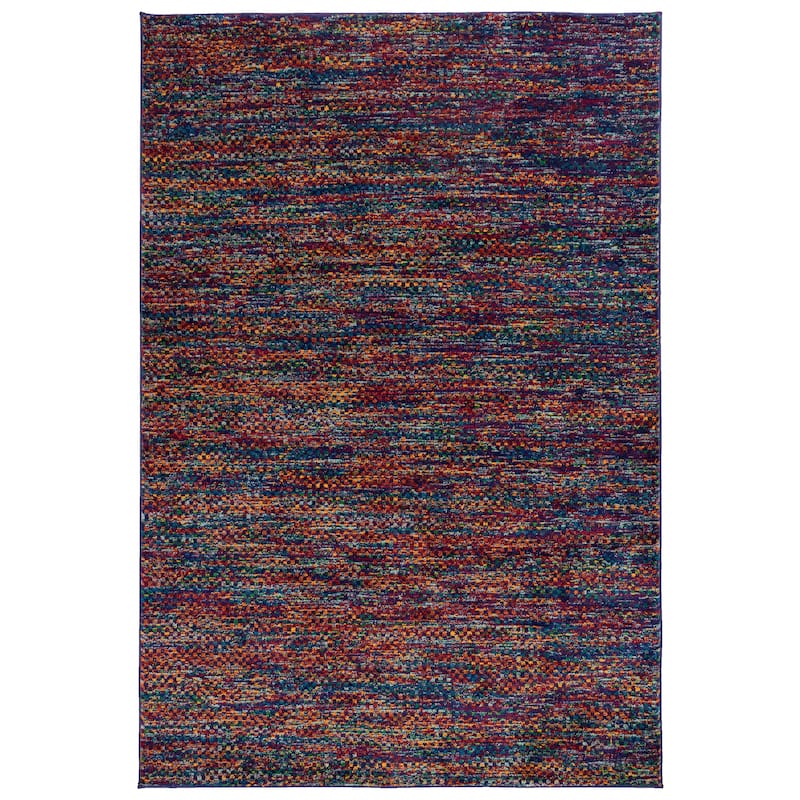 Liora Manne Fiesta Tweed Indoor Rug - 8'10" x 11'9" - Blue