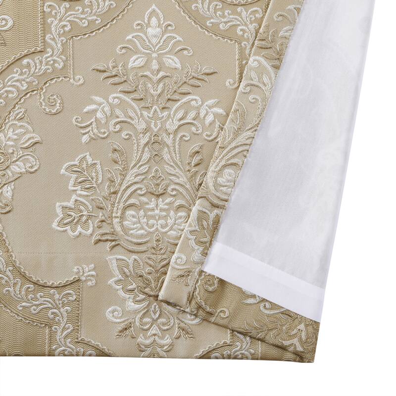 J. Queen New York Sondra Gold Window Panel Pair