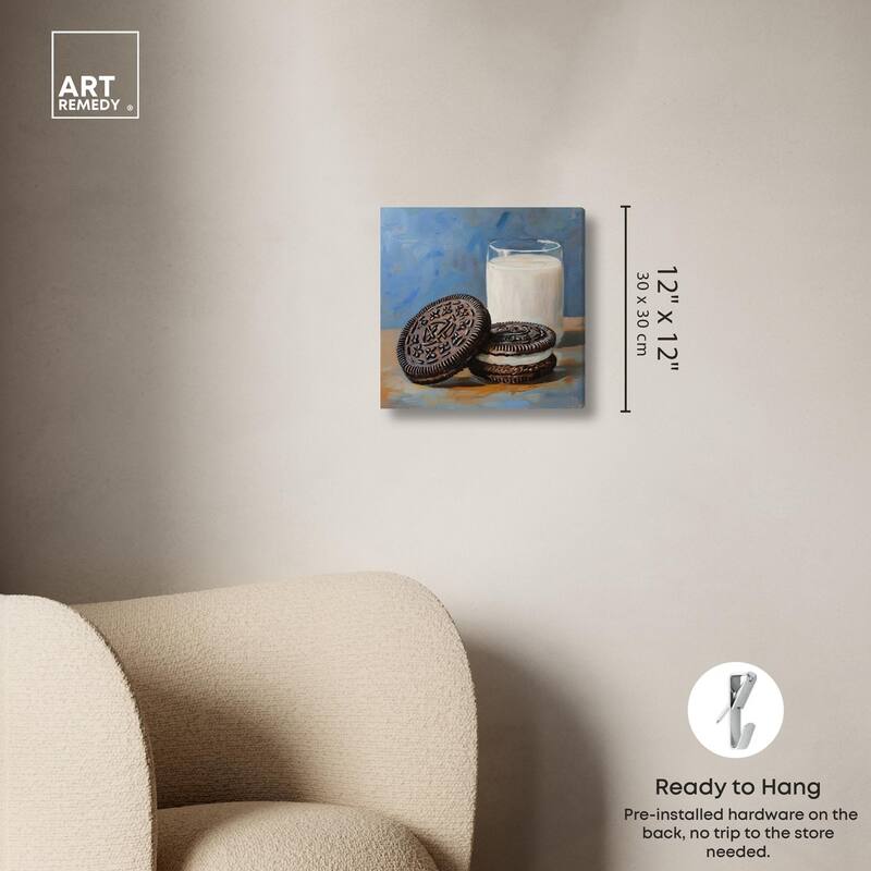 Ode to the Oreo Canvas by Art Remedy, Gallery Wrapped