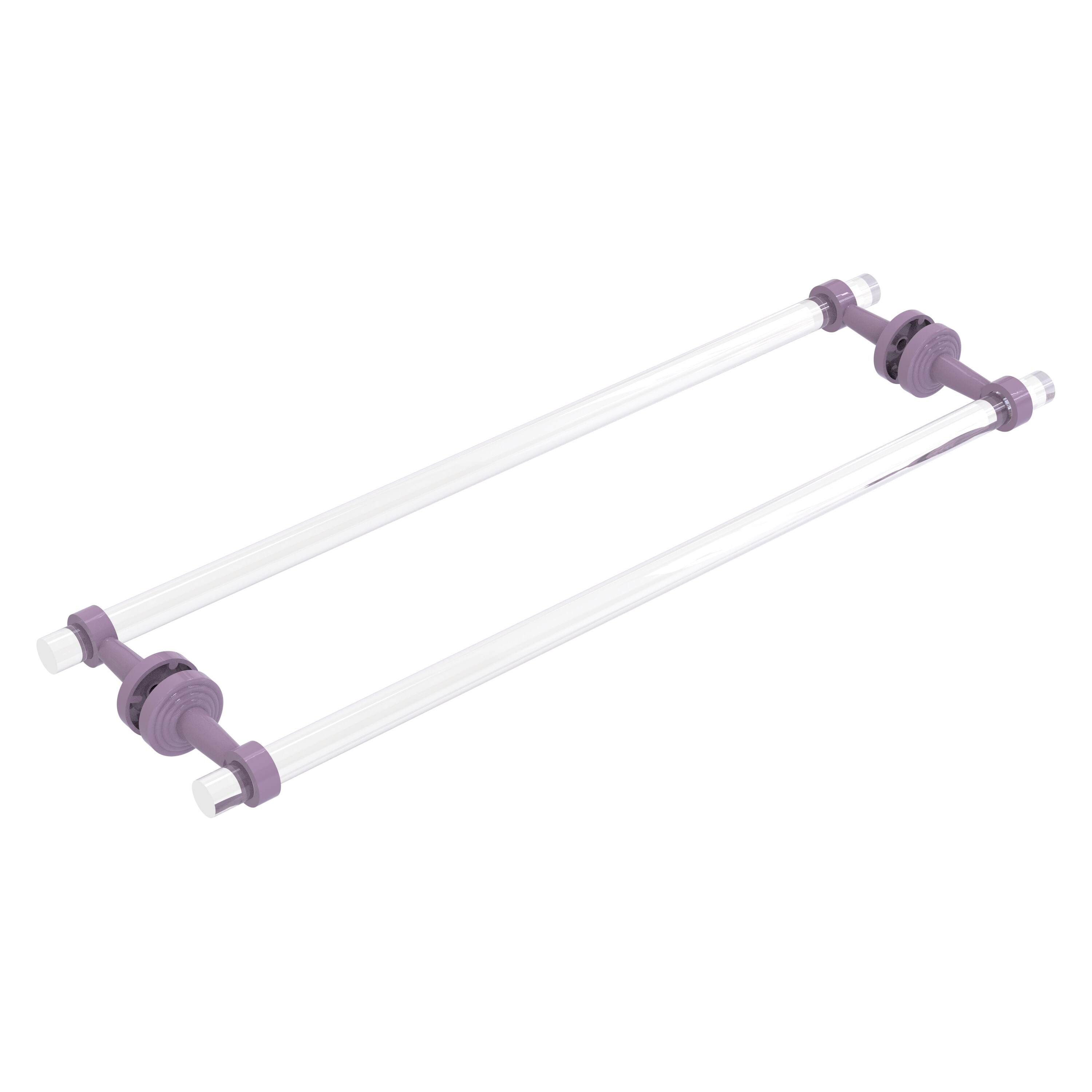 Allied Brass Pacific Beach Collection 18 Inch Back to Back Shower Door Towel Bar