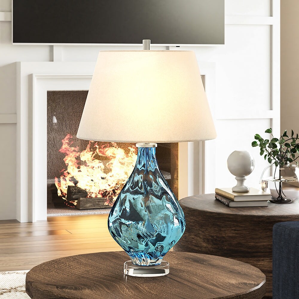 Coastal style outlet table lamps