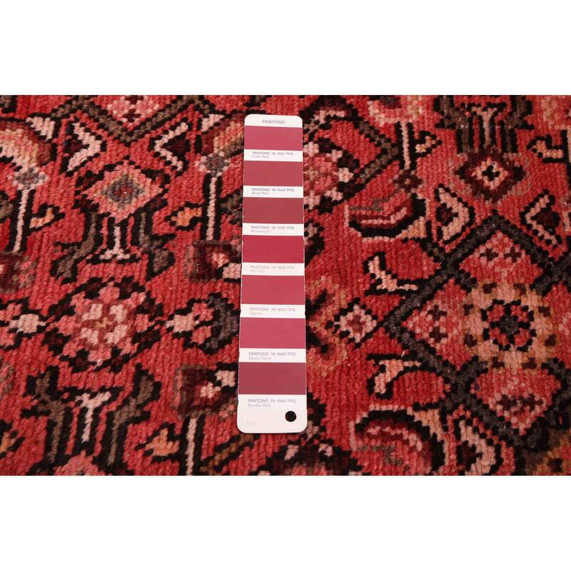 ECARPETGALLERY Hand-knotted Andelz Red Wool Rug - 3'1 x 10'0