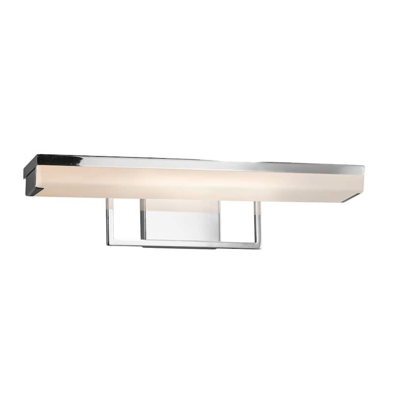 Justice Design Fusion Elevate 20-inch Linear LED Wall/Bath, Opal Shade