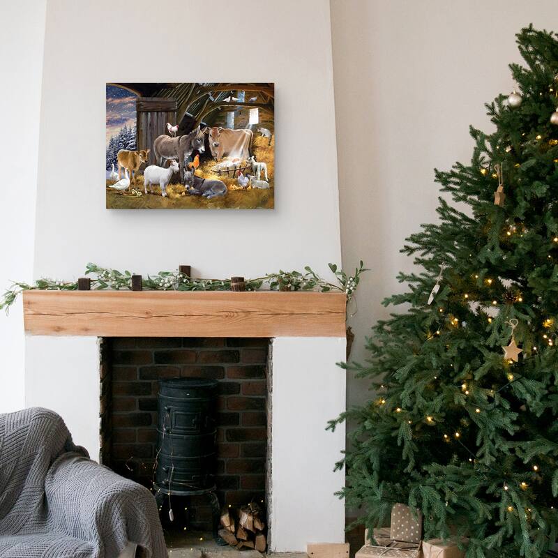 Nativity 3 Canvas Art Print