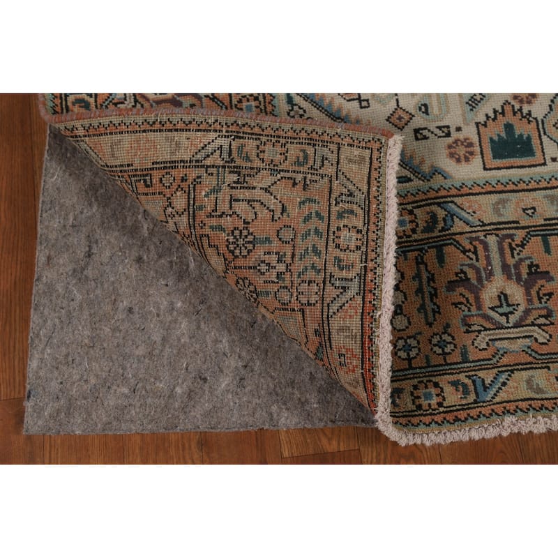 Tabriz Persian Vintage Area Rug Living Room Handmade Wool Carpet - 6'7" x 9'6"