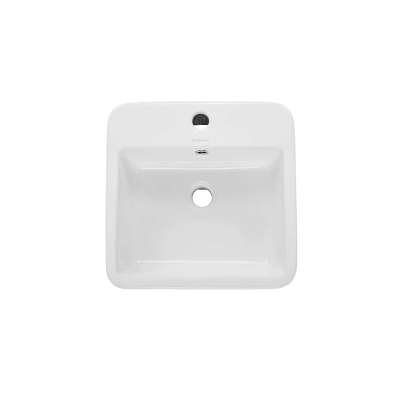 Bastille One Piece Pedestal Sink - 15.75" x 15.75" 33.45"