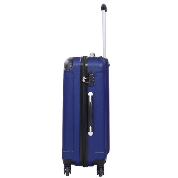 dark blue suitcase