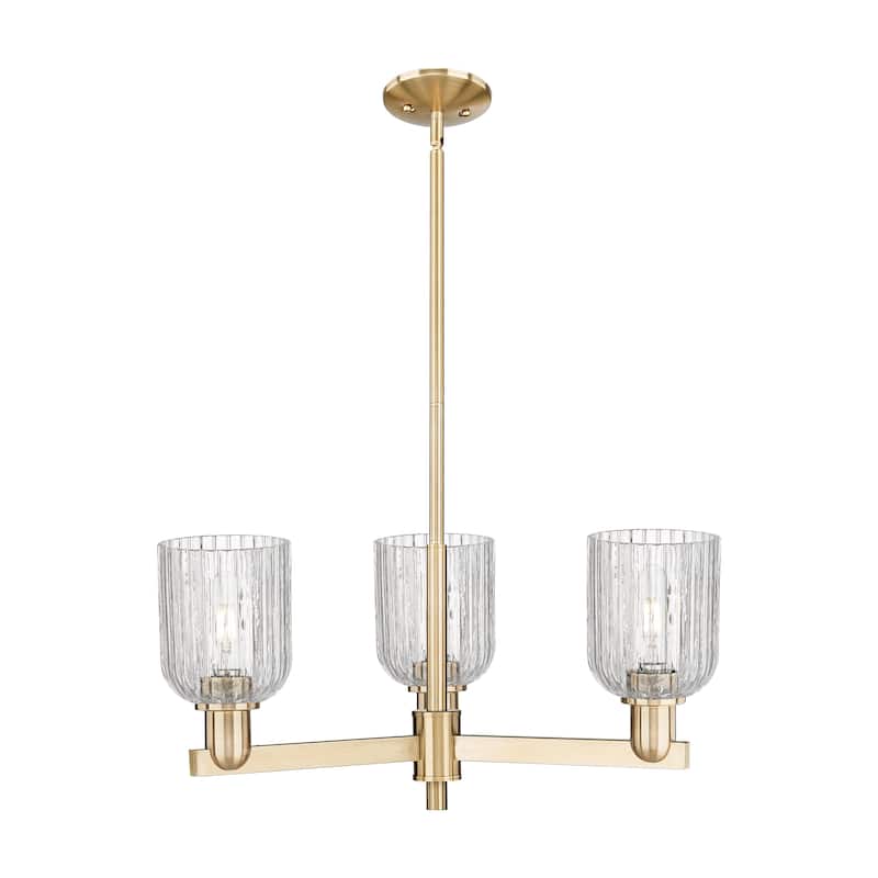 Innovations Lighting Downtown Urban - Bridal Veil - 3 Light 18" Chandelier