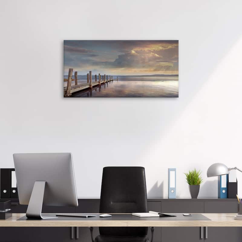 Evening Reflection Canvas Art Print