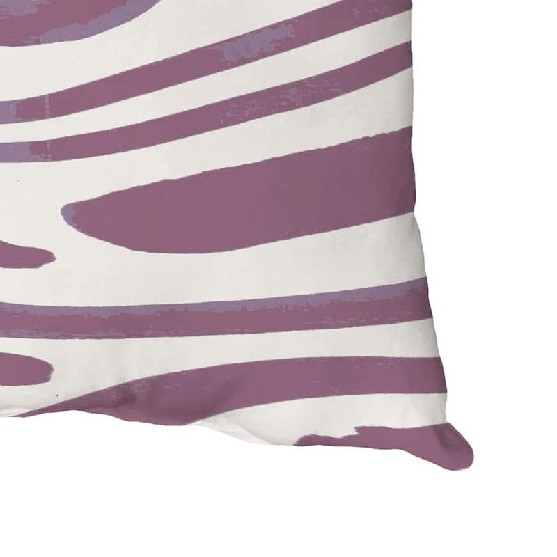 Dazzling Zebra Throw Pillow