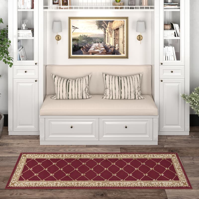 Soho Traditional Scroll Indoor Area Rug