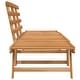preview thumbnail 4 of 7, vidaXL Patio Bench 2-in-1 74.8" Solid Acacia Wood - (60.2"-74.8") x 26.8" x 29.1"