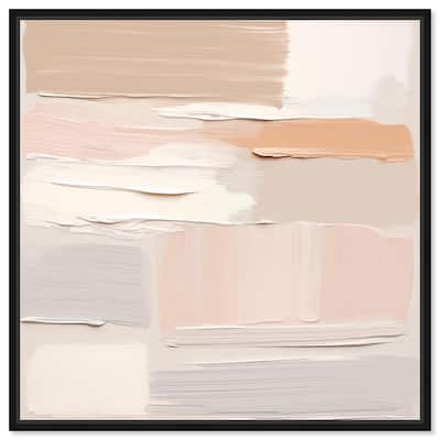Roseate Cream Tones III Canvas by Art Remedy