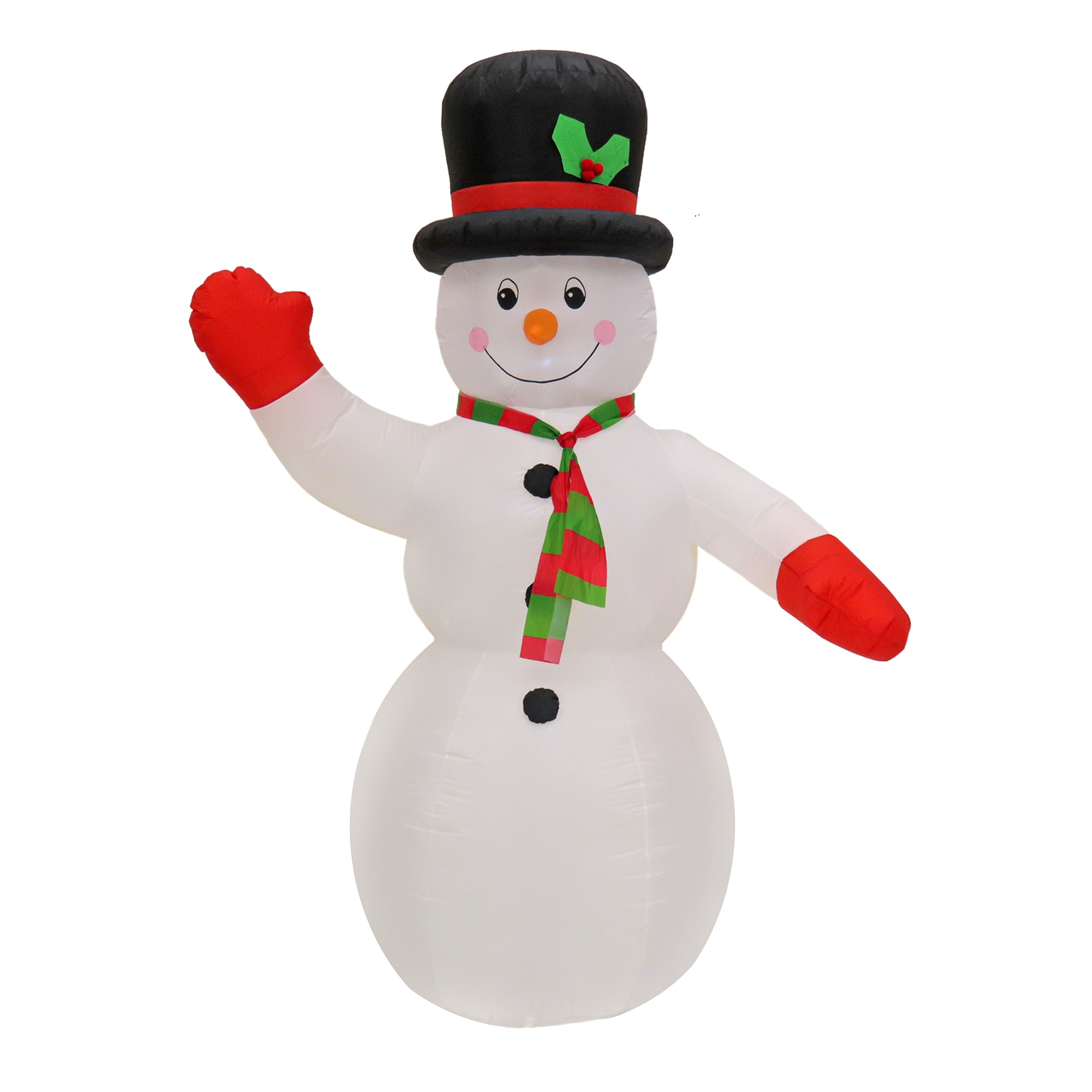 National Tree Company 8 ft. Inflatable Blow Up Gingerman with 6 Warm White LED Lights