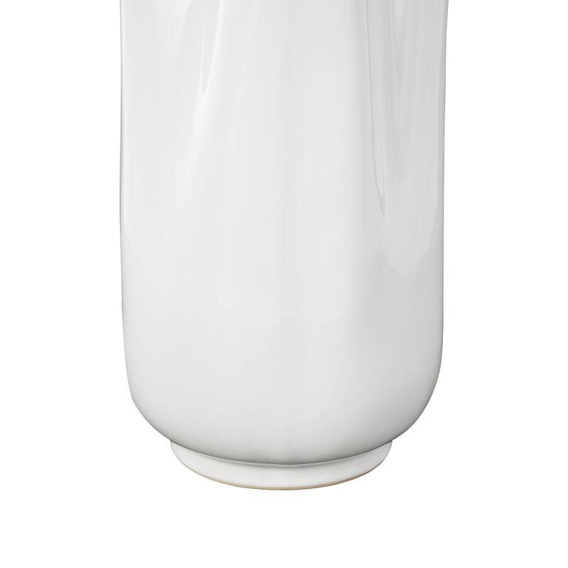 Ceramic Decorative Vase with Multiple Openings - White - Roche River Decor