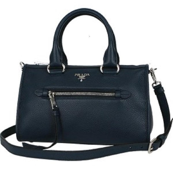 navy leather satchel