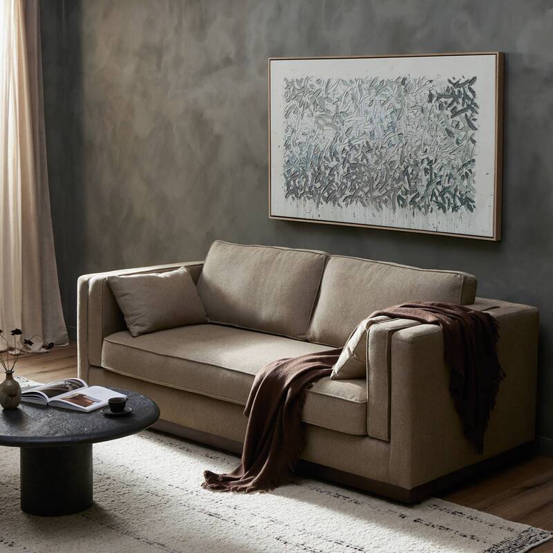 Kristopher Sofa-87"-Quenton Pebble