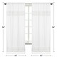 preview thumbnail 5 of 3, White Boho Bohemian 84in Window Treatment Curtain Panel Pair - Solid Shabby Chic Princess Luxurious Luxury Elegant Tassel Fringe