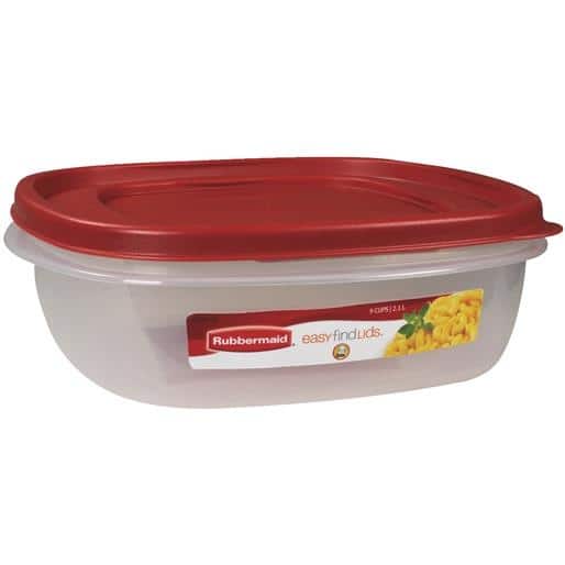 No.1777161 Rubbermaid Easy Find Lids Square Clear 
