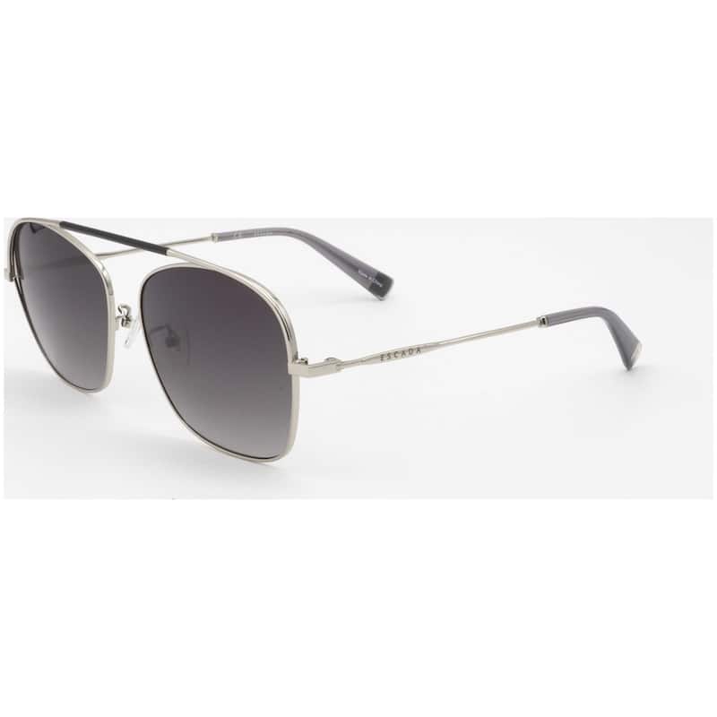 Escada Women's 59mm Shiny Silver Matte Black Sunglasses SESC14F-0K07-59