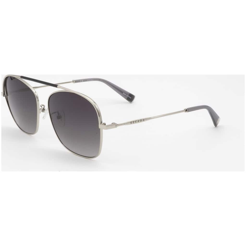 Escada Women's 59mm Shiny Silver Matte Black Sunglasses SESC14F-0K07-59
