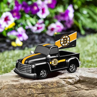 NHL Rally Truck Garden Statue with Team Flag
