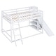 preview thumbnail 22 of 28, Full Over Full Bunk Bed with Storage Racks, Ladder & Slide - Fun for Kids