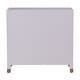 preview thumbnail 4 of 6, Windsor - Three Drawer Chest - Beige Bisque Finish - Antique Brass Hardware