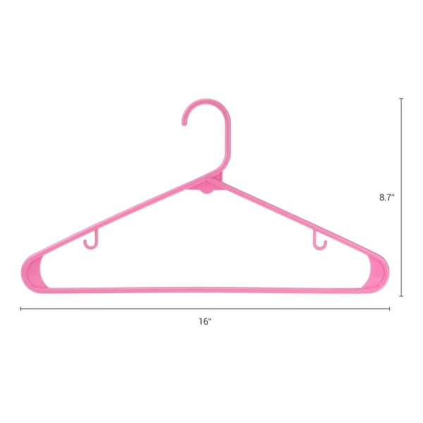 30 Pack Clothes Hangers, Plastic Coat Hangers, and General Space Saving ...