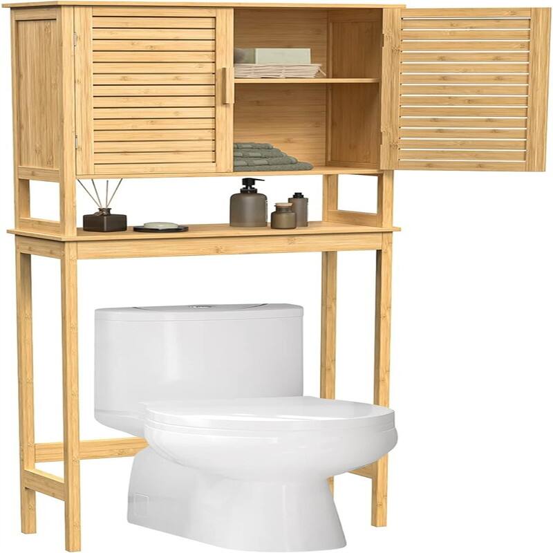 Over The Toilet Storage - 9.1"D x 23.6"W x 68.1"H