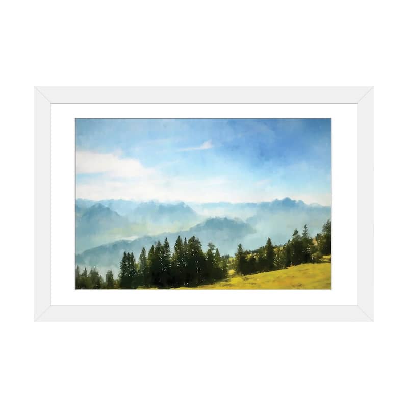 iCanvas "Blue Sky Vista" by Kim Curinga - White - 24x32x1