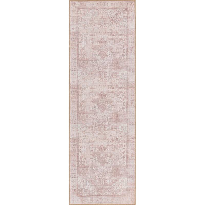 Transitional Rine Collection Area Rug - 2'x6' - Beige
